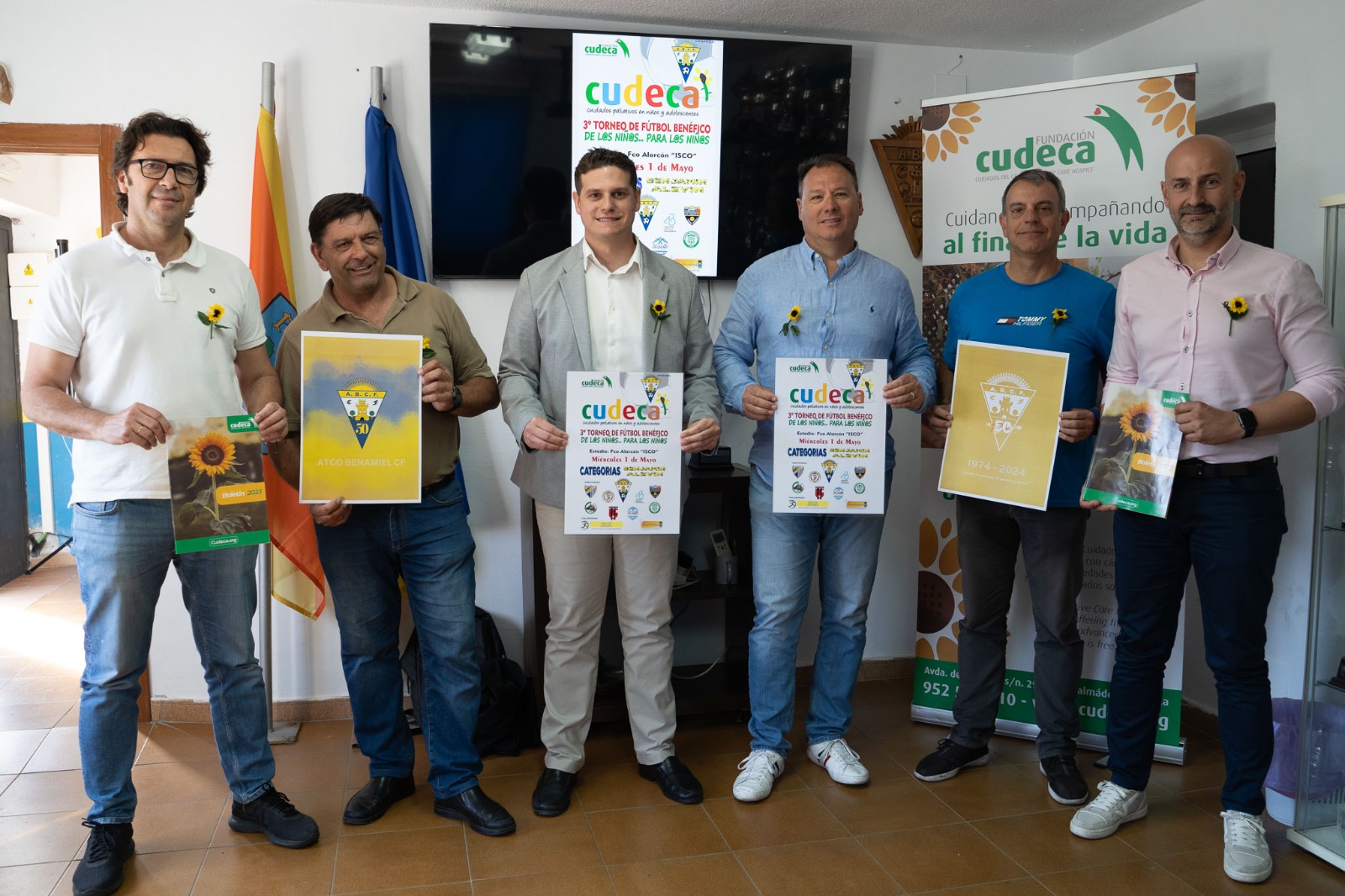Presentado el torneo de fútbol solidario por Cudeca
