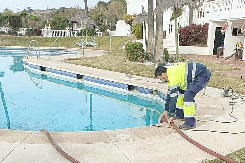 Rellenado de piscinas