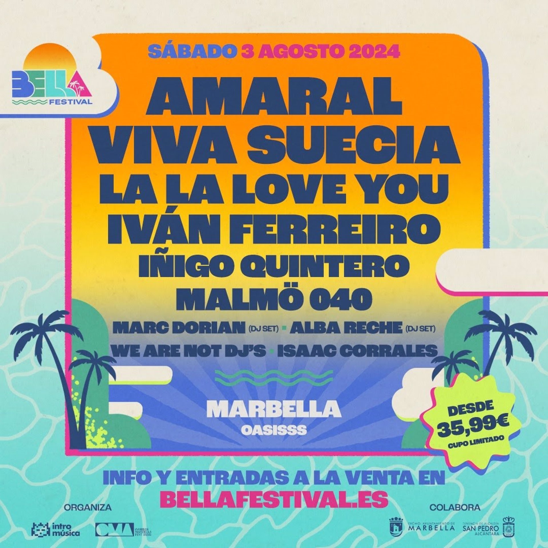 Cartel del Bella Festival de Marbella