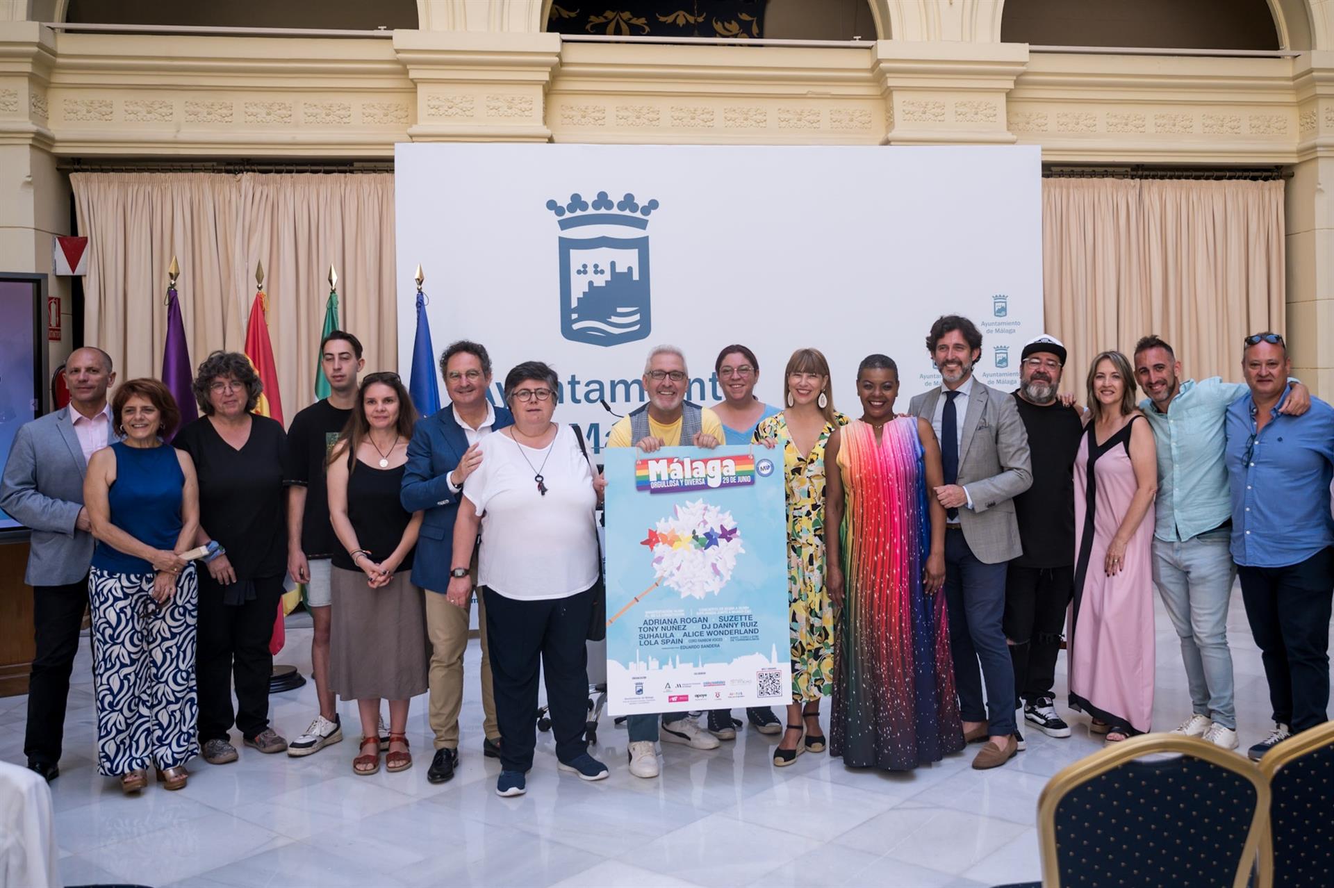 Presentación del Día Internacional del Orgullo en Málaga