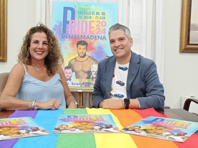 Yolanda Peña y Luis Algoró presentan el Pride Benalmádena