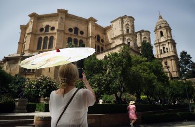 Aviso naranja calor Málaga