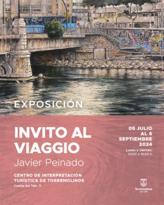 Cartel de la exposición "Invito al Viaggio"