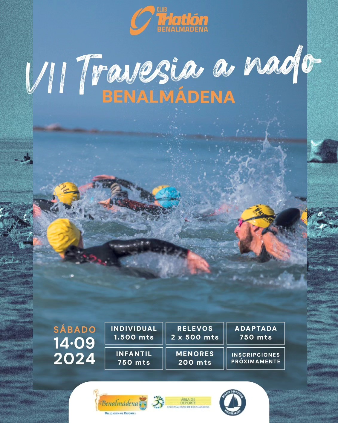 Cartel de la Travesía a Nado de Benalmádena