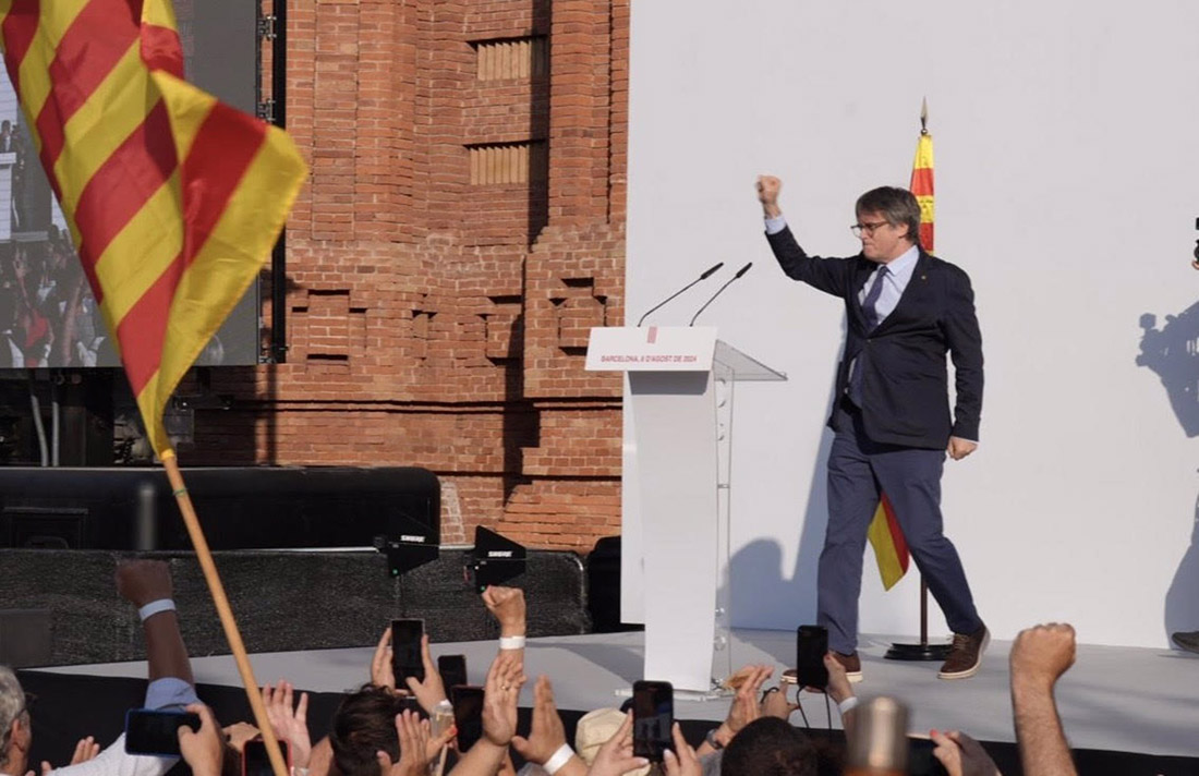 Puigdemont en Barcelona