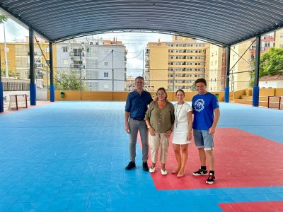 Pista para la práctica de hockey en Fuengirola