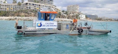 Barco de calidad de las aguas