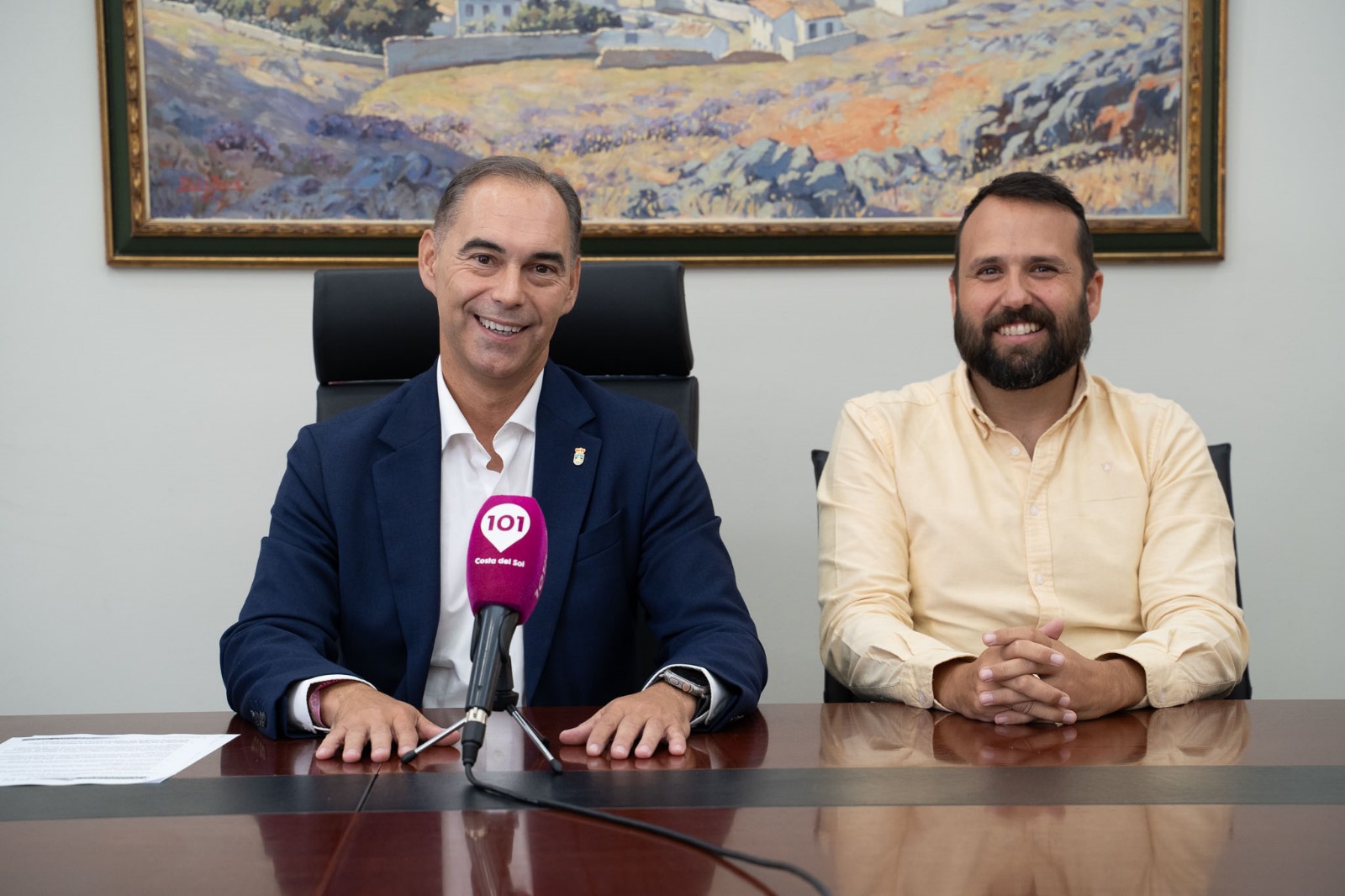 Presentación de nuevas medidas de limpieza en Benalmádena