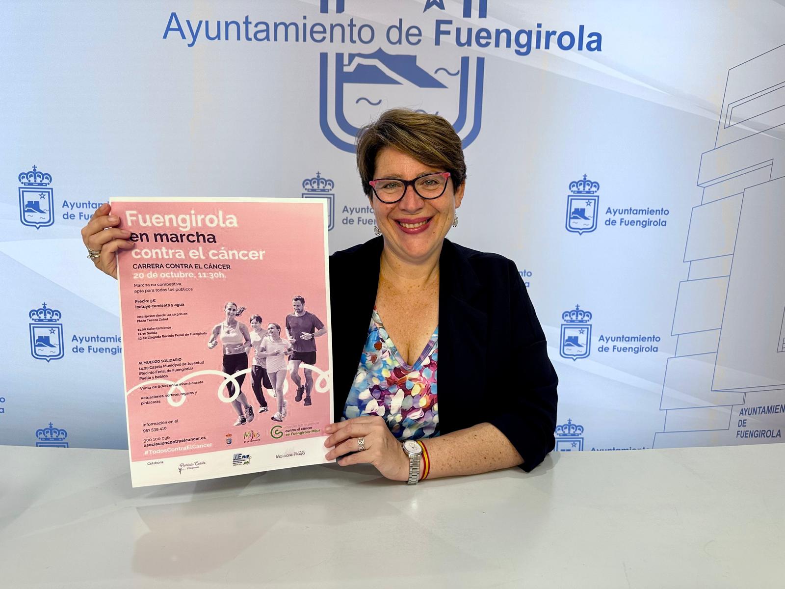 Cristina Bornao presenta la carrera solidaria contra el cáncer