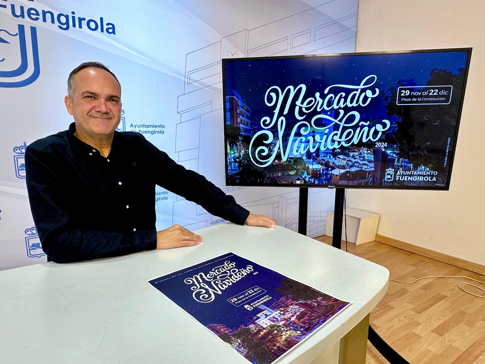 García Lara presenta el Mercado Navideño de Fuengirola