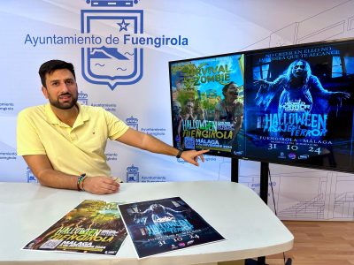 Isaac Vargas presenta las actividades de Halloween en Fuengirola