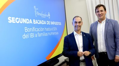 Lara y Muriel anuncian bajada de impuestos en Benalmádena