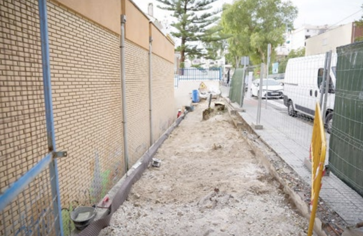 Obras en el CEIP Palma de Mallorca y Benyamina