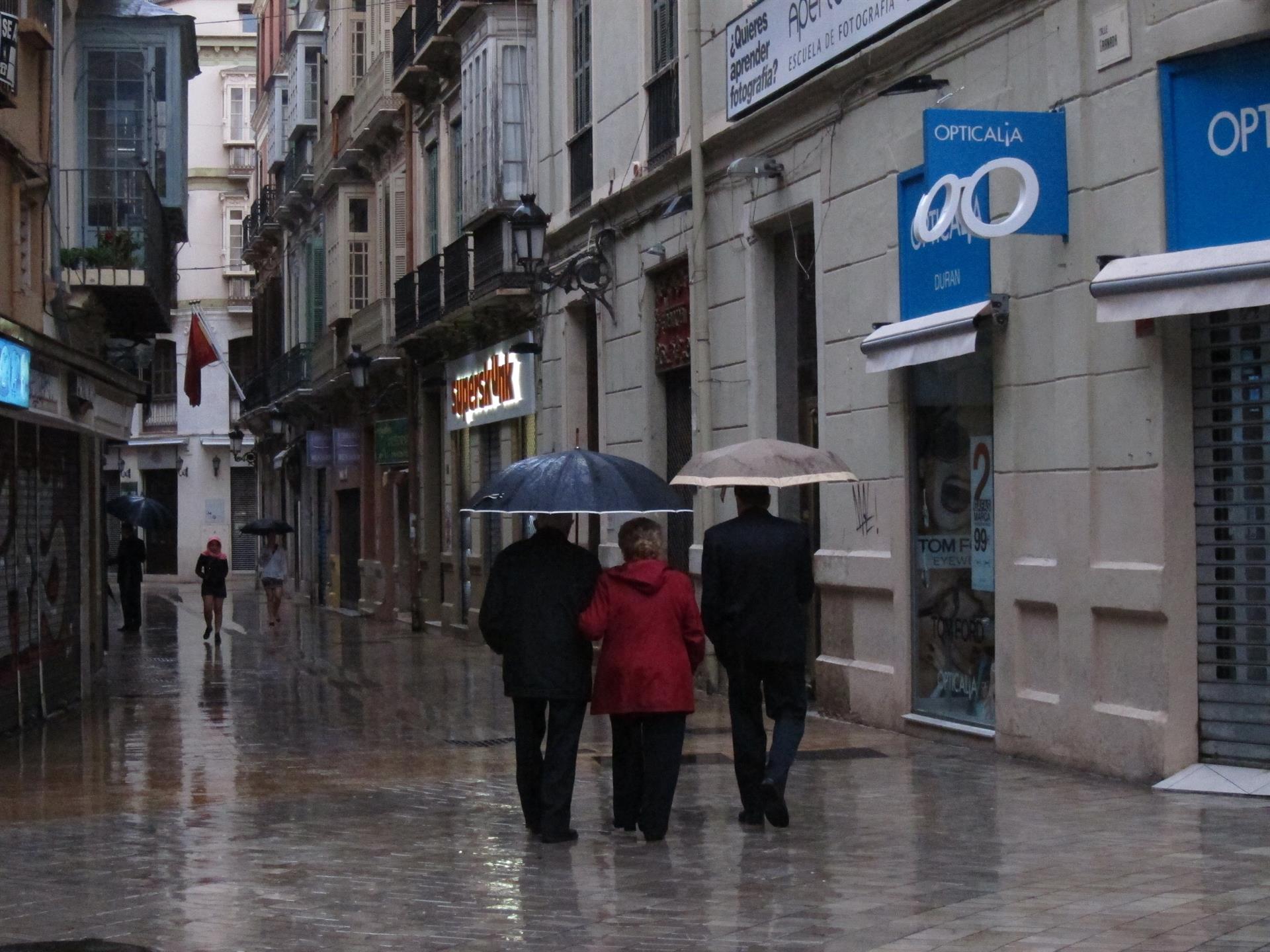 Málaga activa el Plan Municipal de Emergencias por Lluvias