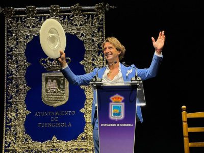 Pavón pregonero feria Rosario fuengirola