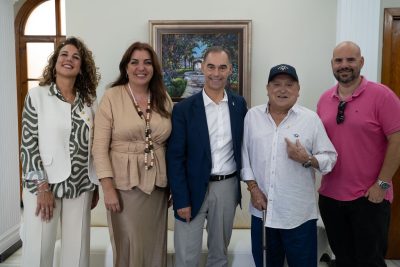 Recepción a Fernando Esteso en Benalmádena