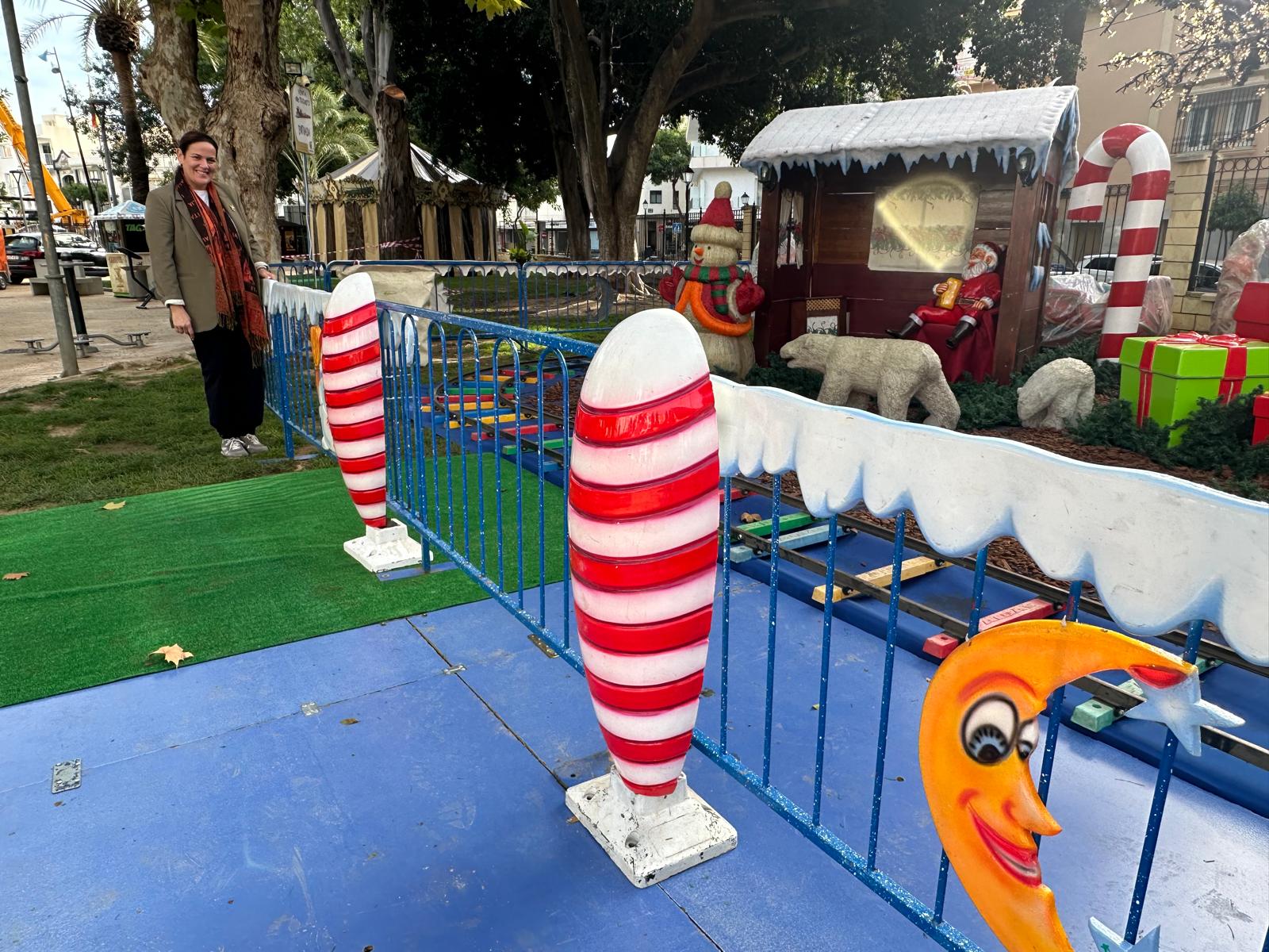 Parque temático de la Navidad en la Plaza de España