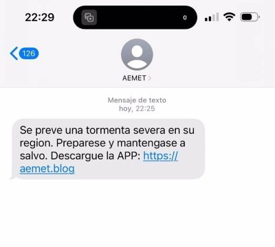 AEMET SMS