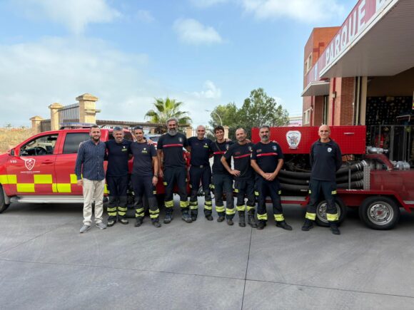 Bomberos de Torremolinos salen hacia Valencia