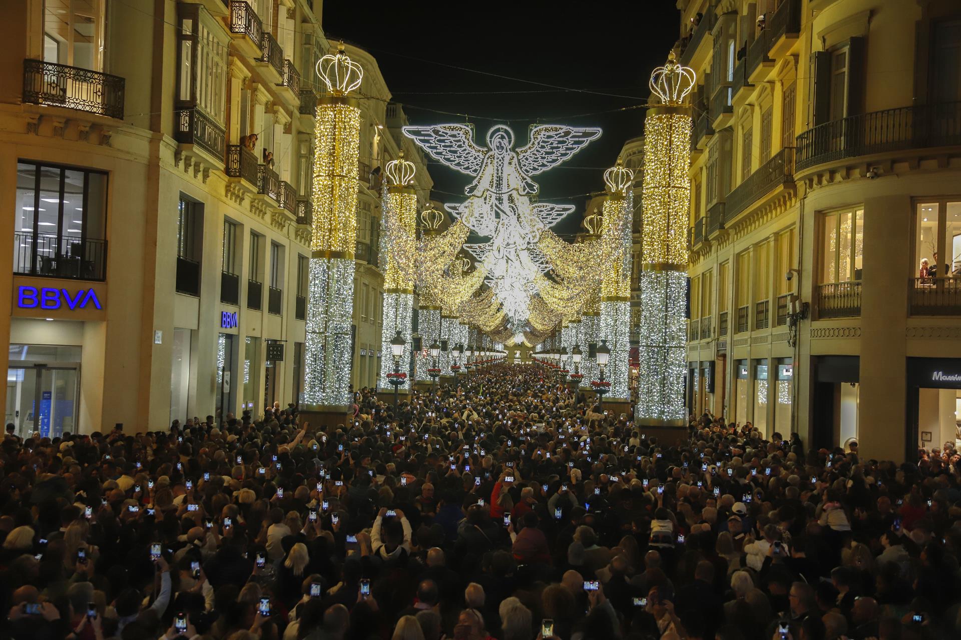 Luces de Navidad en Málaga