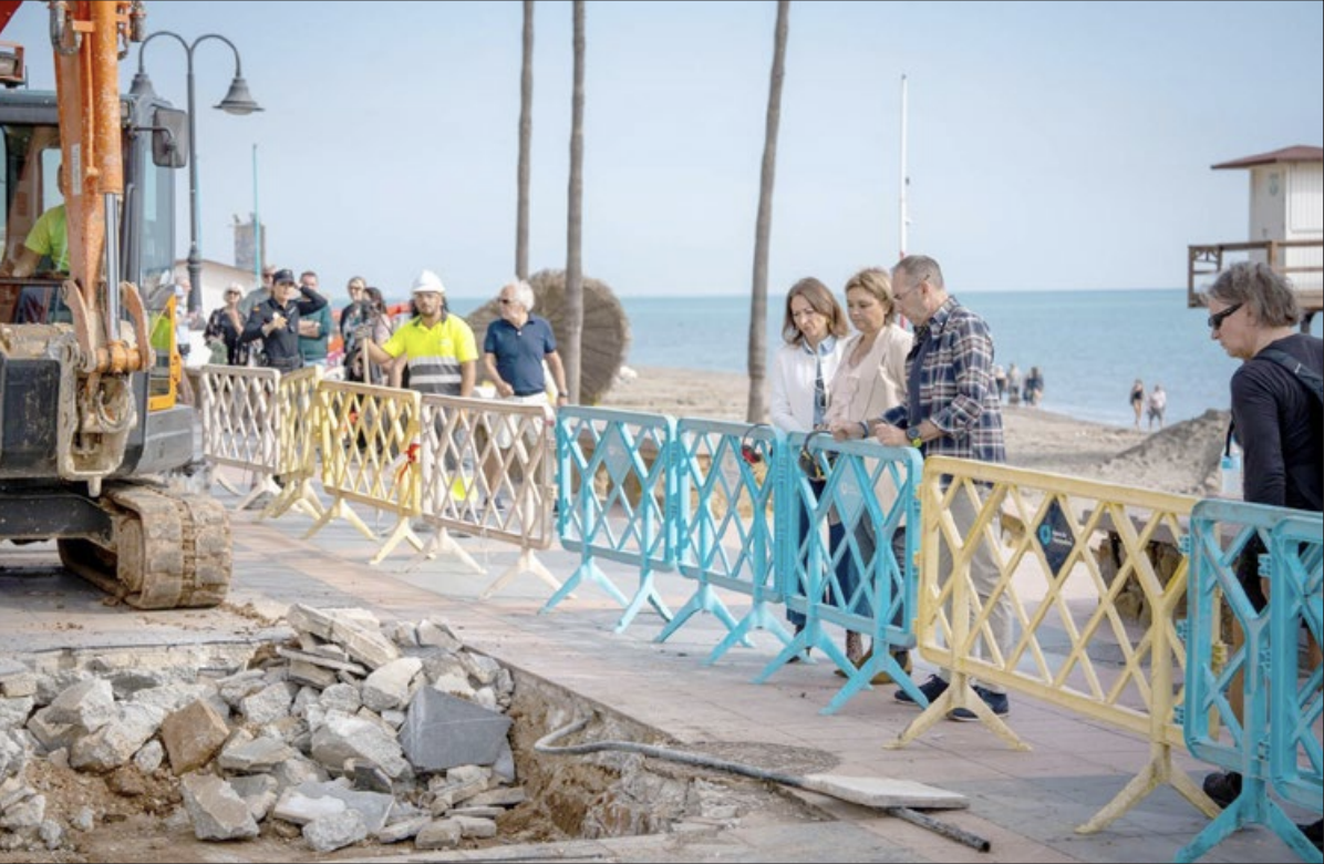 Patricia Navarro visita Torremolinos