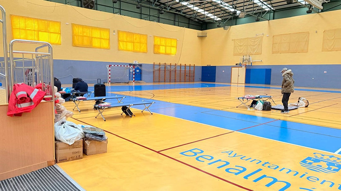 polideportivo Benalmádena albergue