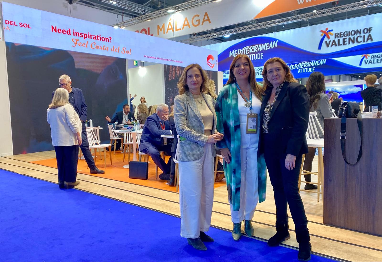 La edil de Turismo de Benalmádena, Presi Aguilera, en la World Travel Market