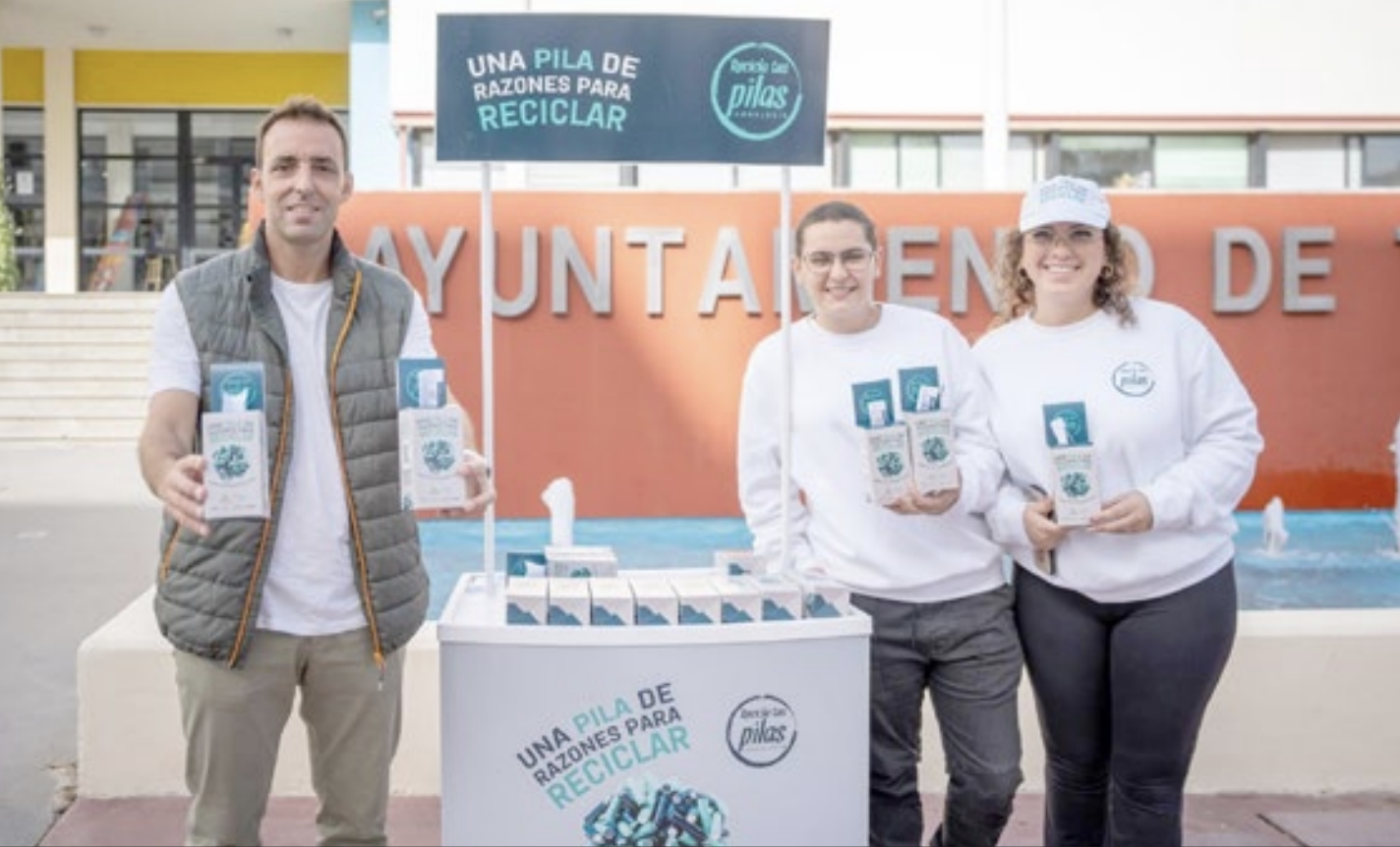 Campaña de reciclaje de pilas en Torremolinos