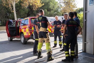 Relevo de efectivos de Bomberos de Benalmádena