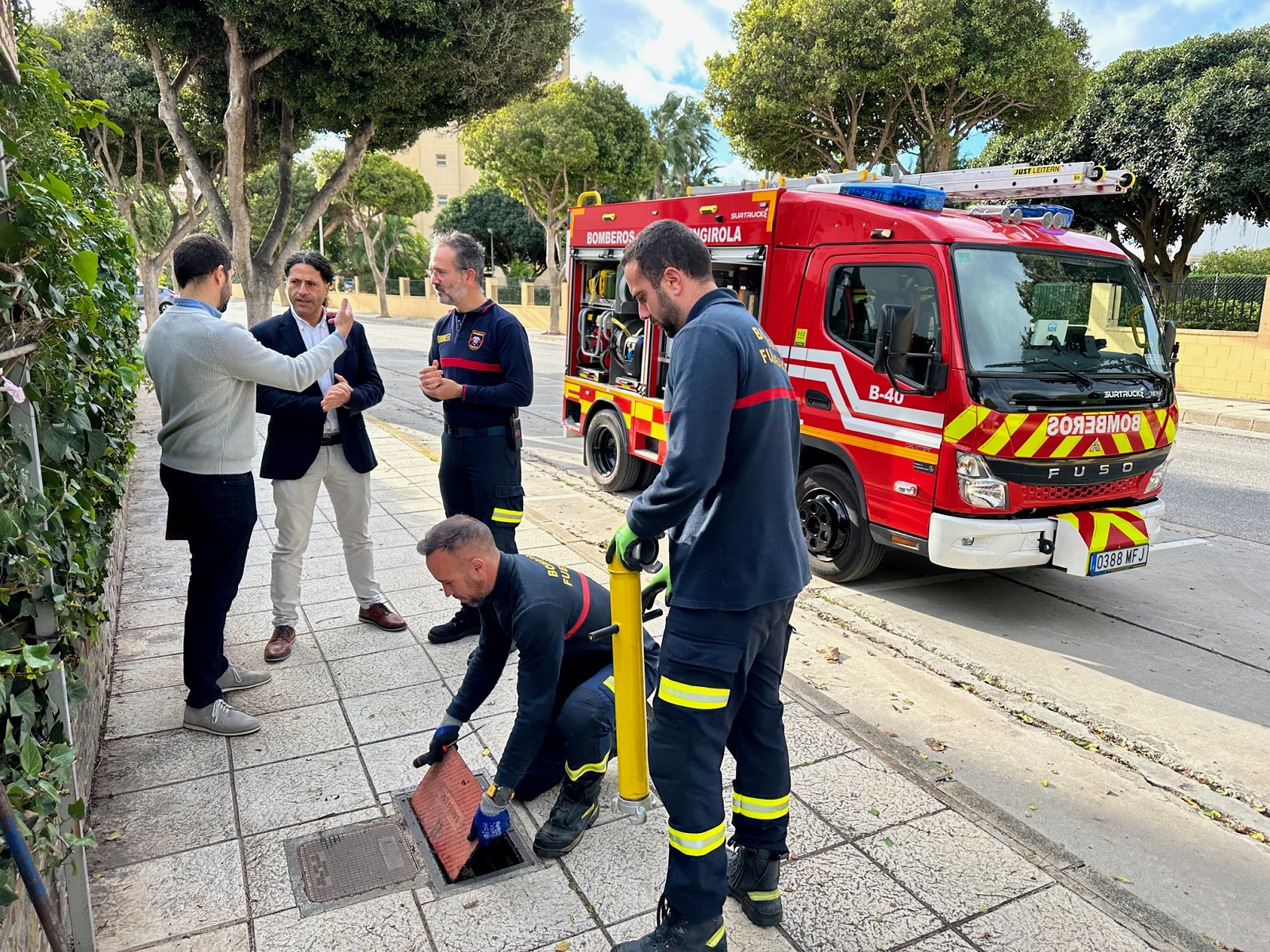 Revisión de hidrantes en Fuengirola