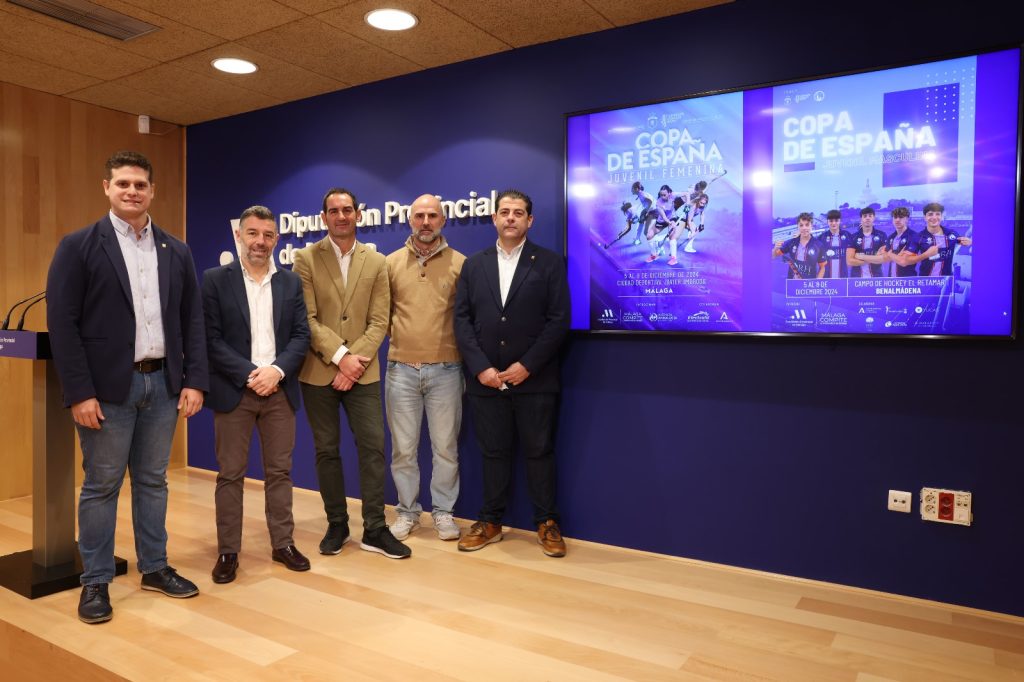 Presentación de la Copa de España Juvenil de Hockey en Diputación de Málaga