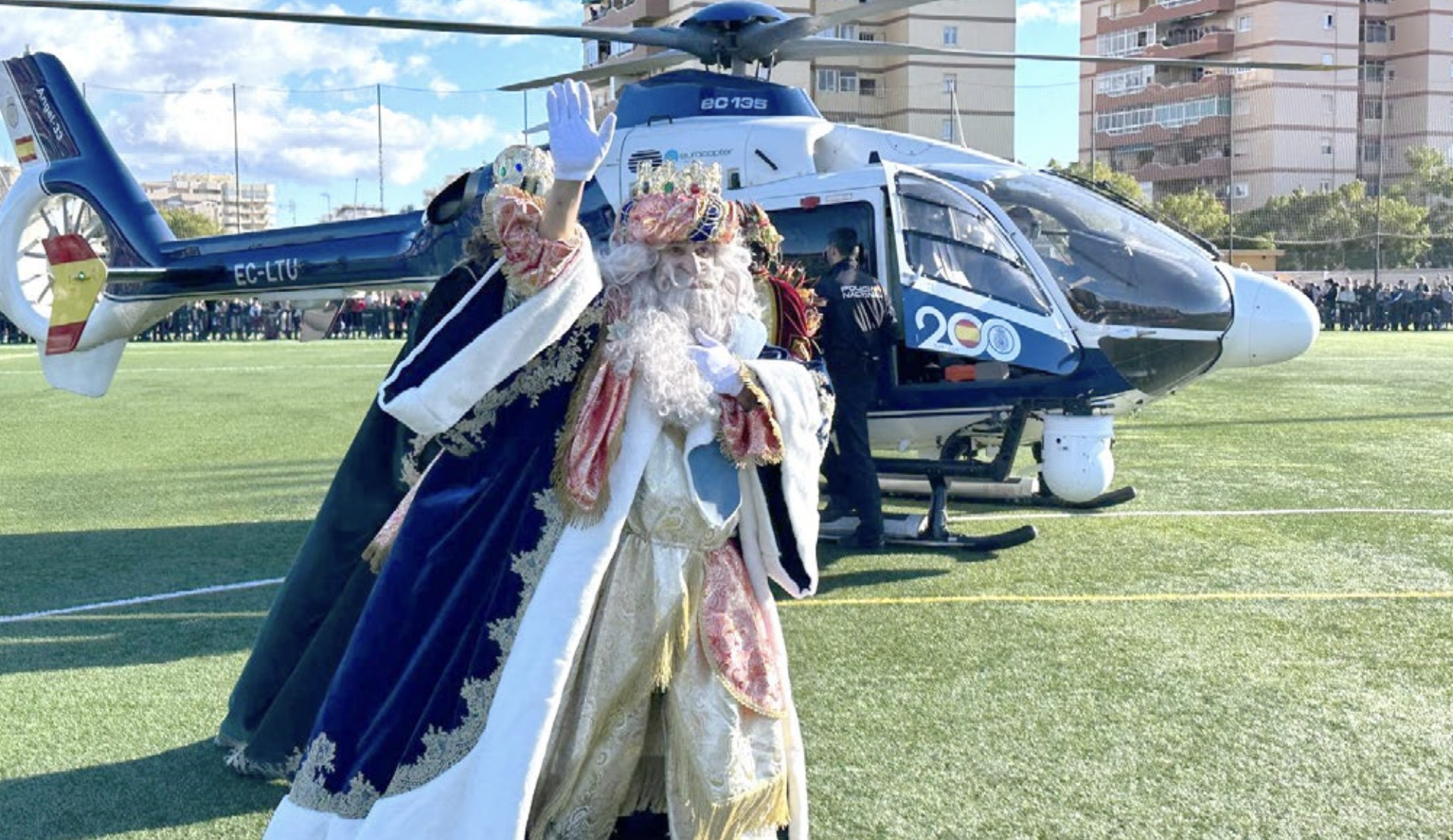 Los Reyes Magos llegarán en helicóptero a Fuengirola