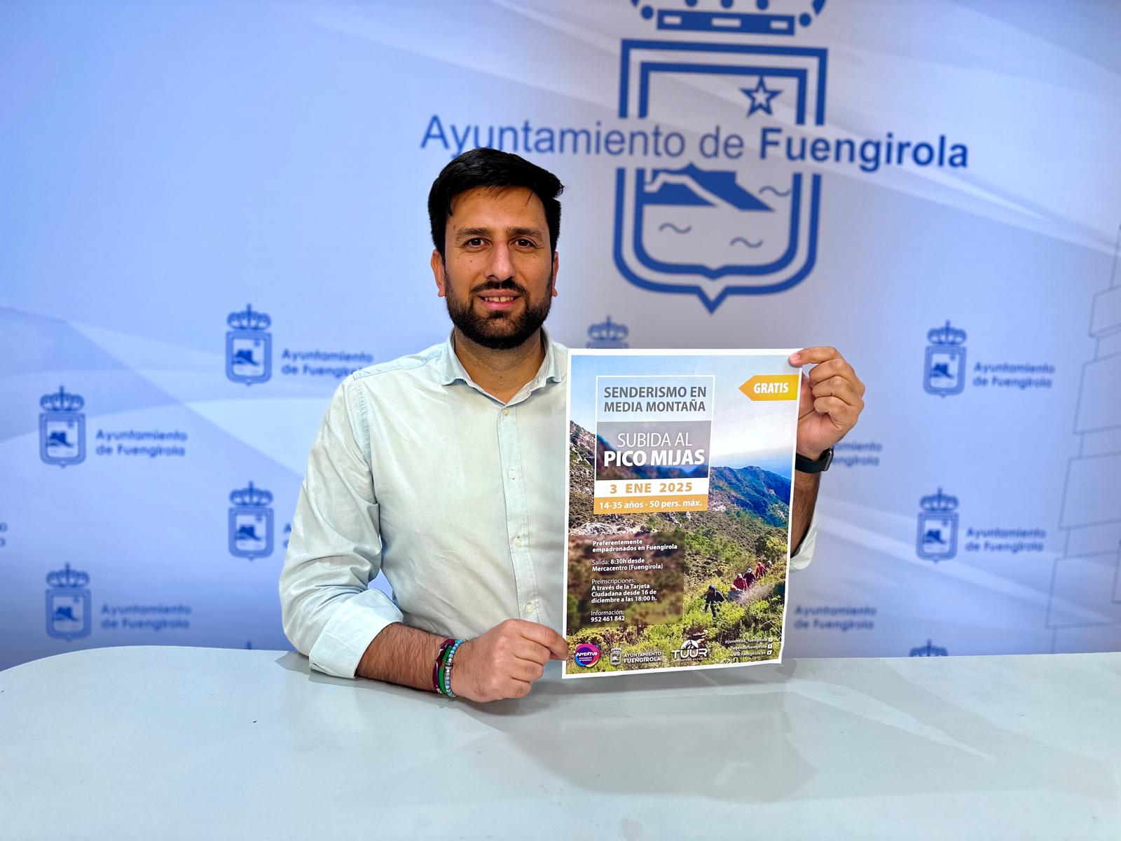 Isaac Vargas presenta ruta de senderismo en Fuengirola