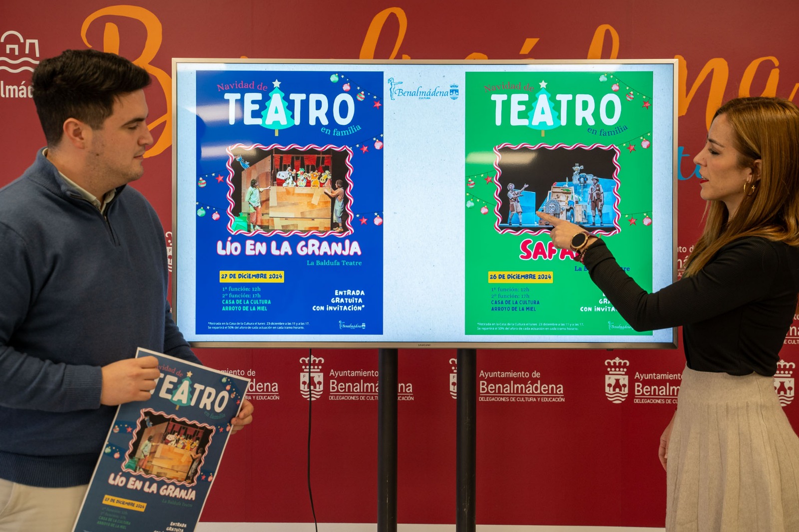 Presentación de obras de teatro familiar en Benalmádena