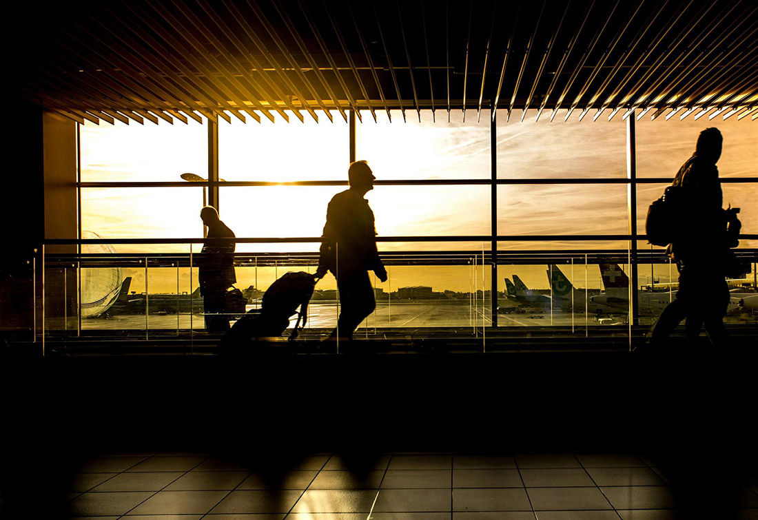 Viajeros aeropuerto