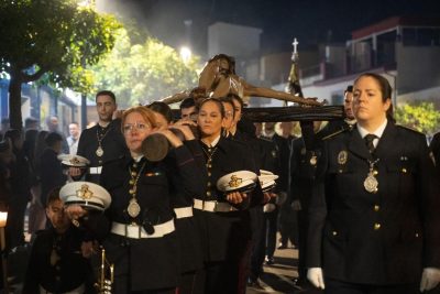 Traslado del Cristo de la Redención en Benalmádena