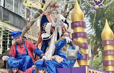 El Rey Melchor en la Cabalgata de Fuengirola