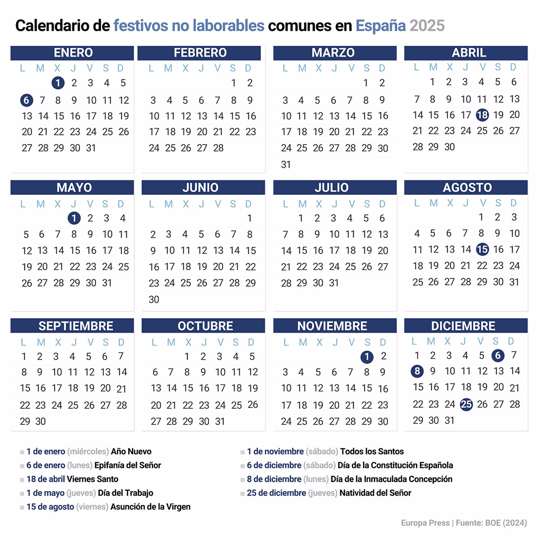 calendario laboral