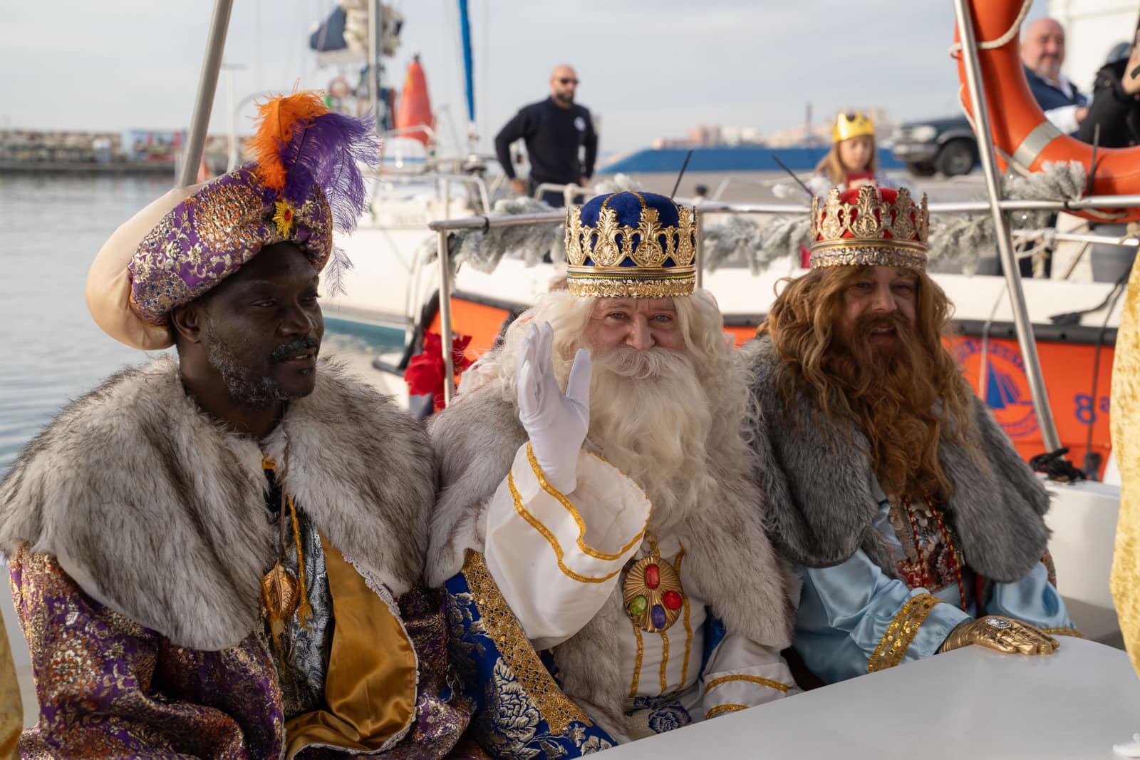 Desembarco de los Reyes Magos en el Puerto de Benalmádena