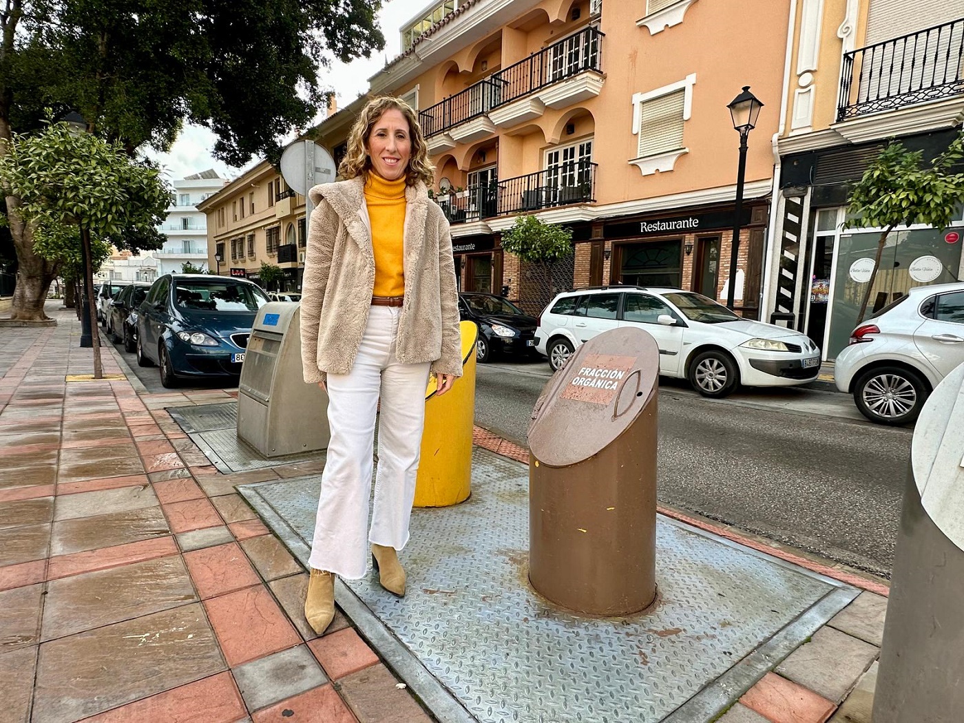 Carmen Díaz hace balance de la recogida de restos orgánicos