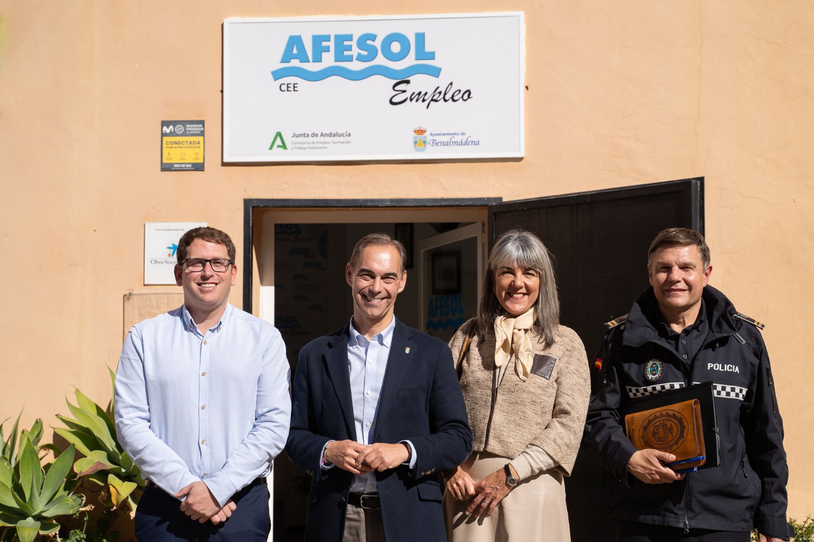 El alcalde de Benalmádena visita Afesol