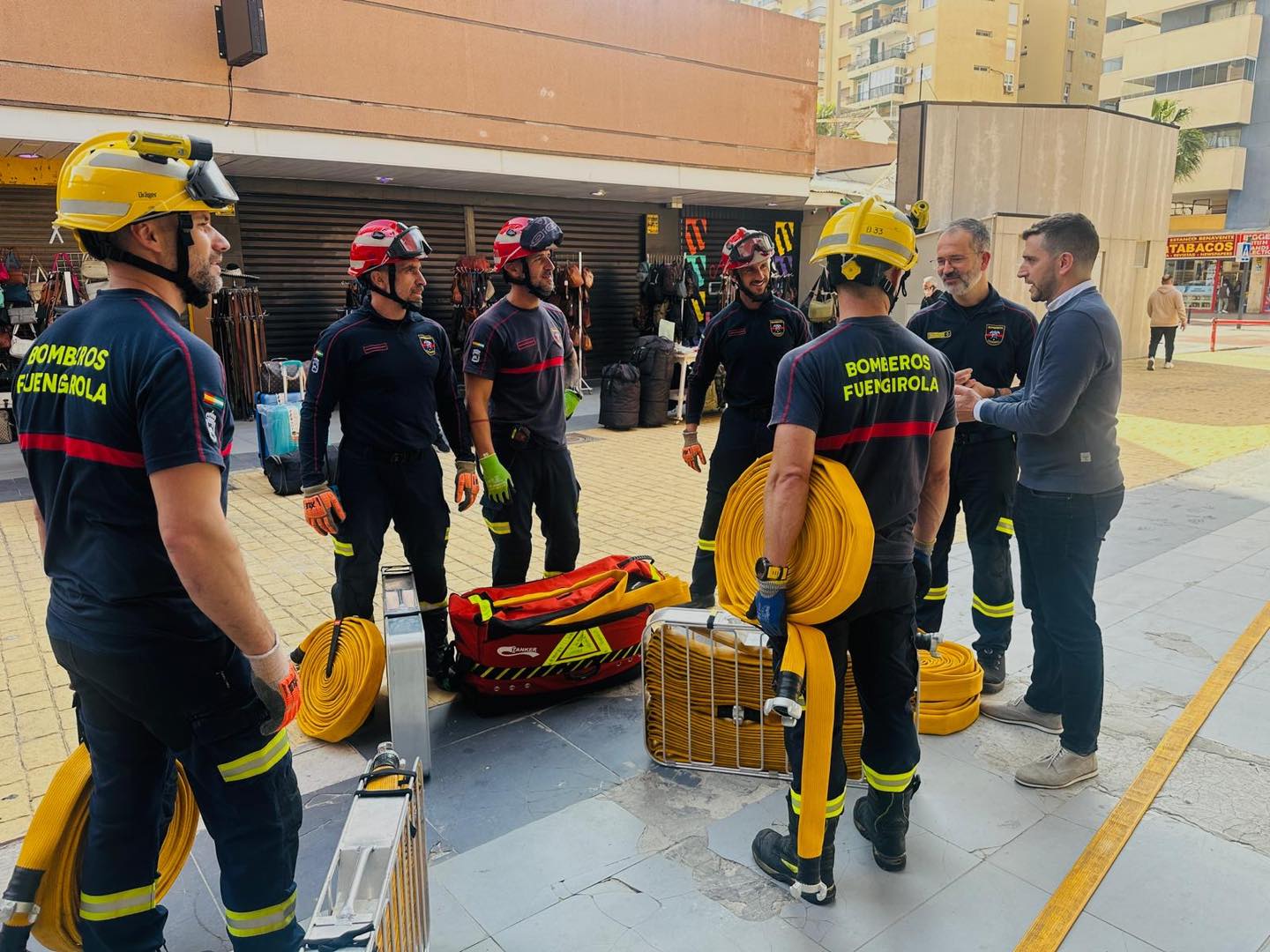 Simulacro de Bomberos de Fuengirola