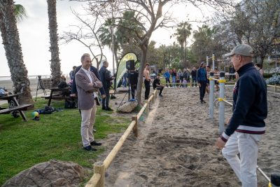 Alcalde de Benalmádena inaugura zona de calistenia