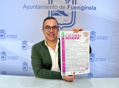 Rodrigo Romero presenta las actividades culturales de marzo en Fuengirola