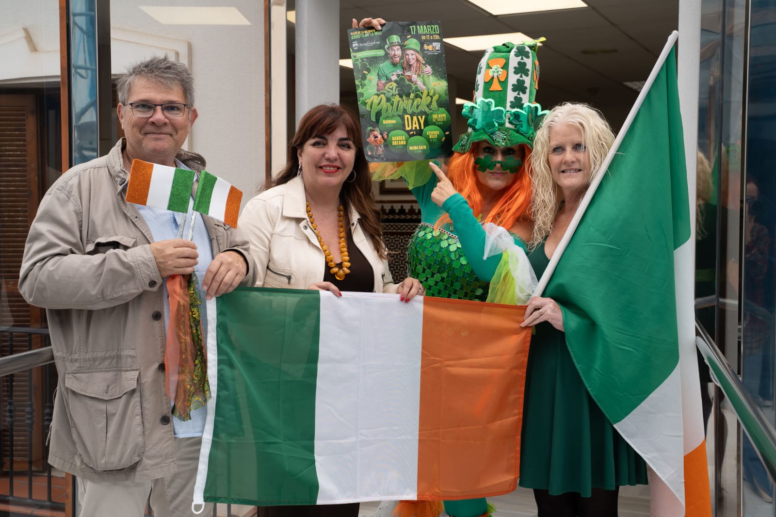 Presentación de la festividad de San Patricio en Benalmadena