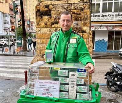 Alejandro Pérez vendedor ONCE