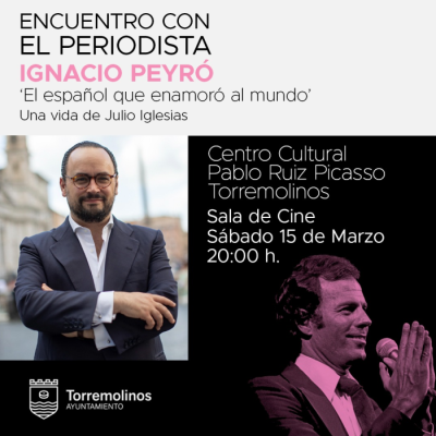 Ignacio Peyró presenta libro sobre Julio Iglesias en Torremolinos