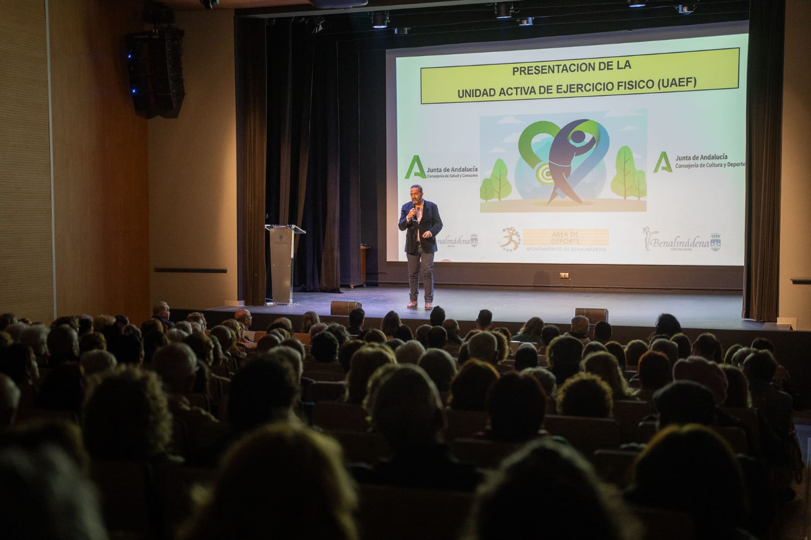 Presentación de la Unidad de Ejercicio Físico en la Casa de la Cultura